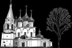 Храм Ильи Пророка Ярославль - картинки для гравировки